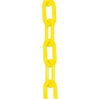 8UVD1 Plastic Chain, Yellow, 2 in x 300 ft