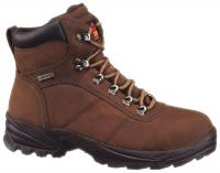 8FJY3 Hiking Boots, Stl, Mn, 6, Brn, 1PR