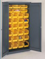 8V044 Welded Flush Door Cabinet, 30 Bins