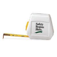 8VM18 Slogan Tape Measure, Safety Begins Here