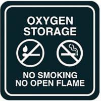8AZG9 No Smoking Sign, 5-1/2 x 5-1/2In, PLSTC