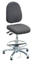 8VTM5 Deluxe ESD Chair, Charcoal, Fabric