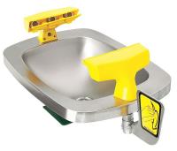 8A852 Eye/Face Wash Station, Ped, SS, 18-3/4 W