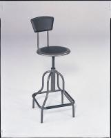 8VZG5 Stool, Steel Frame, 41 x 16-1/2 x 16-1/2