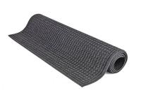 8FHZ2 Entrance Mat, Rubber, 15 x 3 ft., Black