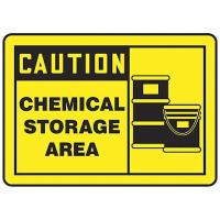 8WCY0 Caution Sign, 10 x 14In, BK/YEL, PLSTC, ENG