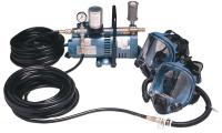 8WNC4 Supplied Air Pump Package, 2 Ppl, 3/4 HP