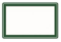 8WTR2 Custom Sign, 10 x 15-1/2In, Forest GRN, BLK