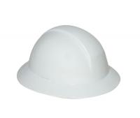 8WXW0 Hard Hat, FullBrim, Slotted, 6Rtcht, White