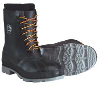 9GEL0 Insulated Boots, Men, 7, Steel Toe, Blk, 1PR