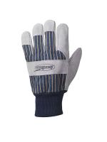 9T380 Leather Palm Gloves, Knit Wrist, 2XL, PR