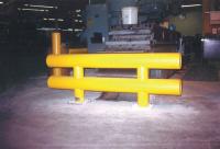 9WGT9 Guard Rail System, 120 In., 42 In., Yellow