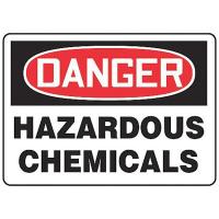 9TCL5 Danger Sign, 7 x 10In, R and BK/WHT, AL, ENG