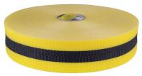 8XDR7 Barrier Tape, Woven, 2 In, x 200 ft, Yellow