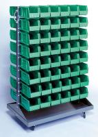 8XE73 Hanging 16 Rail, Dbl Sided, Mobile, Blue
