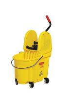 8DKK9 Mop Bucket and Wringer, 35 qt., Brown