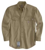 8UXR1 FR Long Sleeve Shirt, Khaki, S, Button