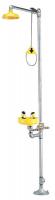8XYF1 Drench Shower with Eyewash, Yellow