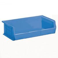 8Y085 Stack/Hang Bin, 10-7/8L x 16-1/2W, Blue