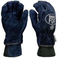 9WR45 Firefighters Gloves, M, Cowhide Lthr, PR