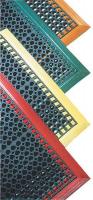 8YC30 Antifatigue Mat, Black/Orange, 64 In.L