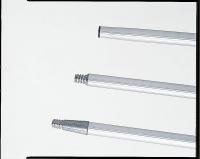 8YC78 Squeegee Handle, AL, Silver/Green, 58 In. L