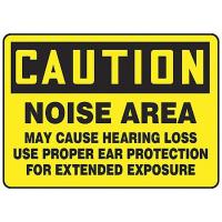 8YCJ1 Caution Sign, 10 x 14In, BK/YEL, PLSTC, ENG