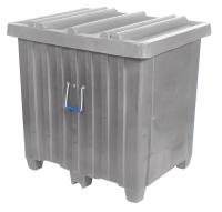 8W525 Container, 23Cu-Ft., 800lbs., Gray