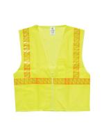 8YKM0 High Visibility Vest, Class 2, L, Lime