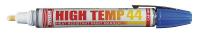 8Z977 Marker, Capped, High-Temp, Blue, Pk12