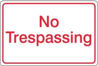 6JLC0 Admittance Sign, 6 x 9In, R/WHT, ACRYL, ENG