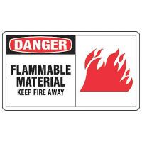 8ZCF7 Danger Sign, 7 x 10In, R and BK/WHT, ENG