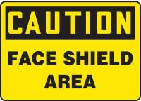 8ZCG1 Caution Sign, 10 x 14In, BK/YEL, AL, ENG