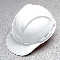 8ZFA4 Hard Hat, FrtBrim, Slotted, 6Rtcht, White