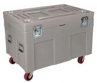 8ZJT8 Poly Site Box, Gray, 15 cu. ft., 45 In.