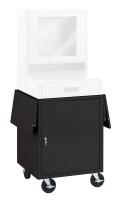 8ZK20 Mobile Computer Cabinet, LCD, Part B, Black