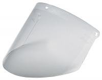 9J054 Faceshield Visor, Polycarb, Clr, 7x16-3/4in