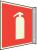 8D936 - Fire Extinguisher Sign, 8 x 8In, WHT/R, SYM Подробнее...