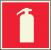 8D937 - Fire Extinguisher Sign, 8 x 8In, R/WHT, ENG Подробнее...