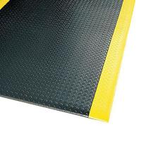 9CTT0 Antifatigue Mat, Blade, Black/Yellow, 6 ft.