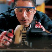 3WMK4 Safety Glasses, Clear, Scratch-Resistant