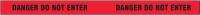 9AAT3 Barricade Tape, Red/Black, 180 ft x 2 In