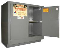 9UPC0 Flammable Safety Cabinet, 24 Gal., Yellow