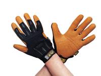 5DAE9 Mechanics Gloves, Leather, Black, M, PR
