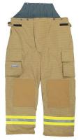 9WZA0 Turnout Pants, Gold, L, Inseam 29 In.