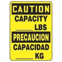 9ALD2 Caution Sign, 14 x 10In, BK/YEL, PLSTC, Text