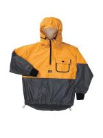 8FFA6 Rain Jacket with Hood, YellowithBlack, XL