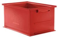 8EM52 Stackable Trans Container, 12x19x13, Red
