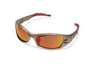 9AR18 Safety Glasses, Red Mirror, Scrtch-Rsstnt