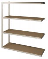 9ATV3 Boltless Shelving Add-On, 48x36, 4 Shelf
